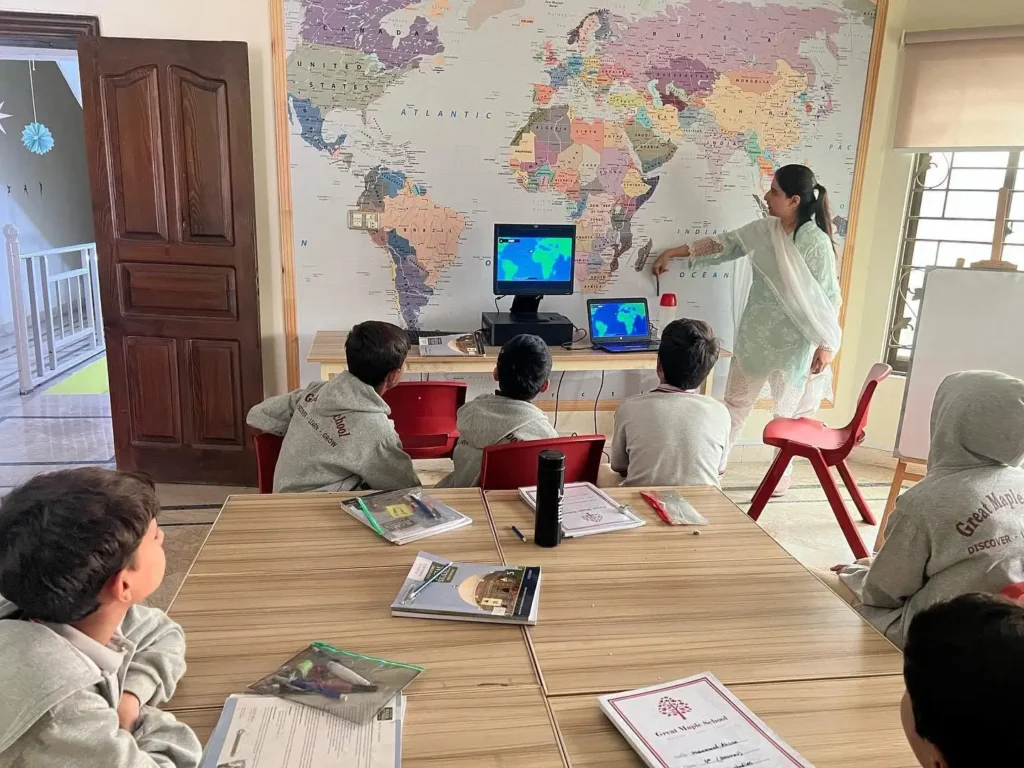 Primary School Geography Class